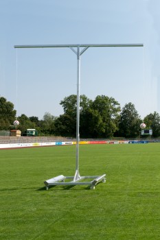 Kopfball-Übungsanlage, 1-armigAusleger 2,5 m Seilführung sichtbar IToba-Sport.Shop 